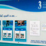 Acrylglasschild drucken für Hanauer Aqua Fitness Club