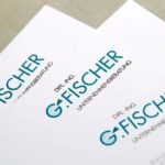 Briefpapier mit Sonderfarbe für Unternehmensberatung