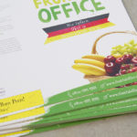 Produktflyer aus Recyclingpapier | Fruitful Office GmbH