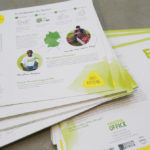 Produktflyer aus Recyclingpapier | Fruitful Office GmbH