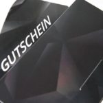 Gutscheine mit Silber-Oberfläche für Schmuck Boutique