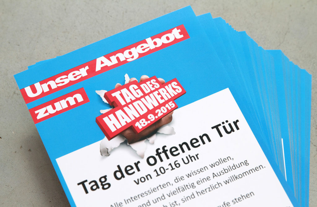 Tag des Handwerks DIN A5 Flyer | Kreishandwerkerschaft Offenbach