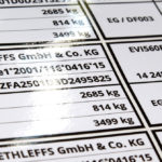 Typenschild Aufkleber mit individuellem Format und Auflage