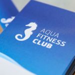 Folienkaschierte Visitenkarten drucken für den Hanauer Aqua Fitness Club