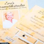 Visitenkarten Maintal drucken für Eva's Kosmetikstudio