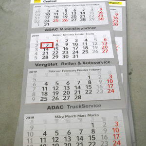 Kalender drucken | Abschlepp- und Bergungsdienst Central GmbH