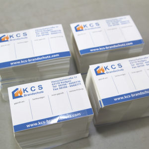 Brandschutzaufkleber | KCS Brandschutz GmbH