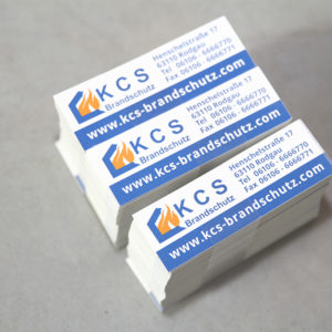 Brandschutzaufkleber | KCS Brandschutz GmbH