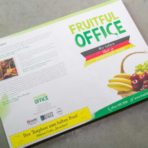 Recyclingkarton Broschüre | Fruitful Office